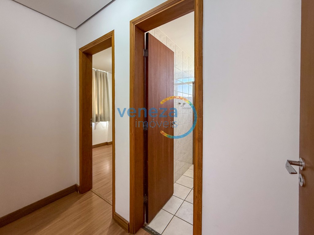 Apartamento para locação no bairro Centro de Londrina com 60.23m<sup>2</sup> útil, 2 quartos, 1 vaga de garagem