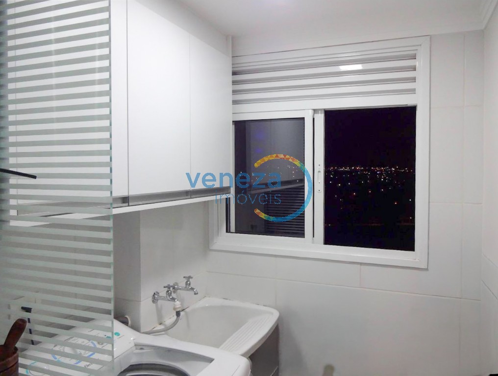 Apartamento para locação no bairro Gleba Palhano de Londrina com 68m<sup>2</sup> útil, 3 quartos, 1 vaga de garagem