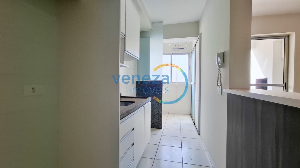 Apartamento para locação no bairro Jose Lazaro Gouvea de Londrina com 69.89m<sup>2</sup> útil, 2 quartos, 1 vaga de garagem