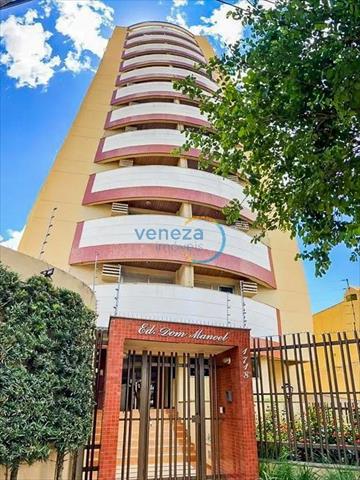 Apartamento para locacao no Centro em Londrina com 95m² por R$ 1.562,50