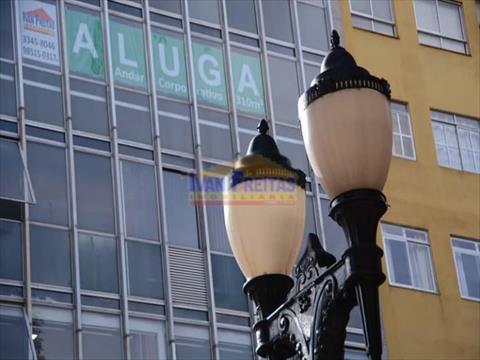 Cjto Comercial_sala para locacao no Centro em Curitiba com 309,3m² por R$ 4.200,00