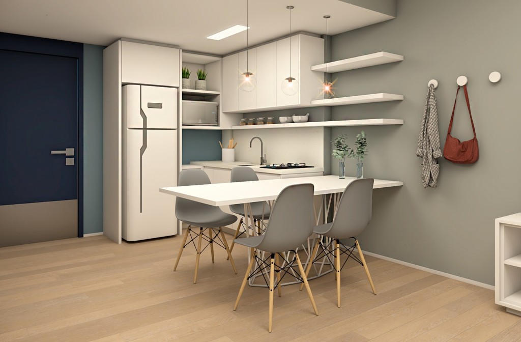 Apartamento para locacao no Batel em Curitiba com 63,1m² por R$ 3.360,00