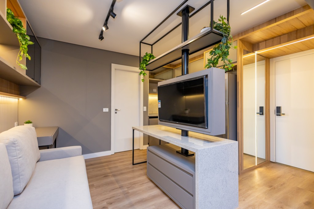 Apartamento para locacao no Bigorrilho em Curitiba com 56,31m² por R$ 3.960,00