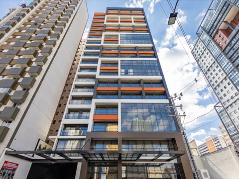 Apartamento para locacao no Centro em Curitiba com 28,77m² por R$ 2.820,00
