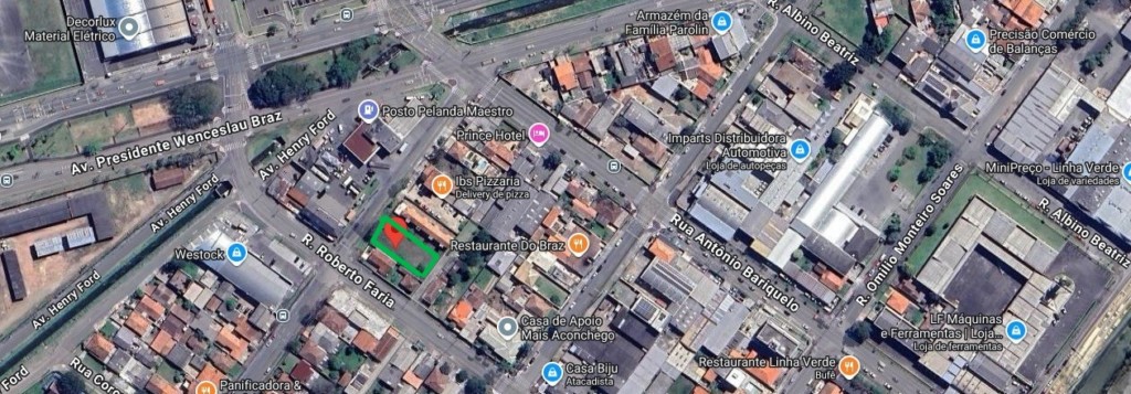 Terreno para venda no Fanny em Curitiba com 960m² por R$ 1.500.000,00