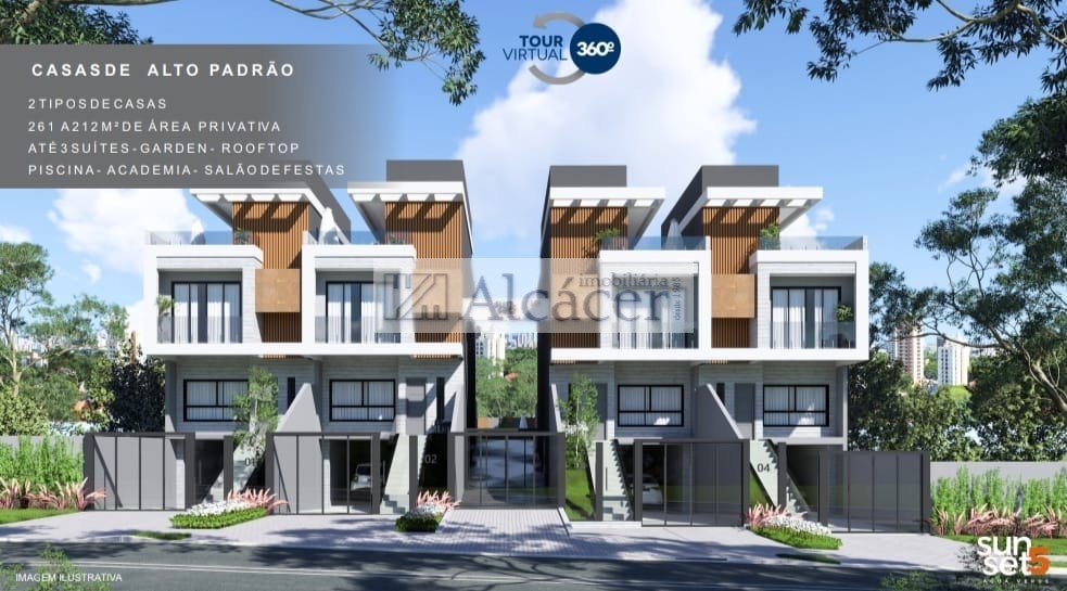 Sobrado para venda no Agua Verde em Curitiba com 261,04m² por R$ 1.799.000,00