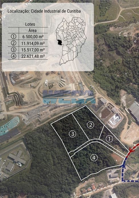Terreno/Área à venda em Cidade Industrial, Curitiba — Portal Chave Fácil
