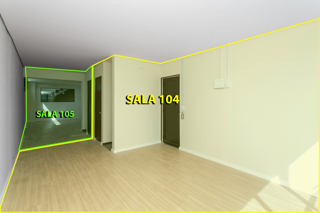 Cjto Comercial_sala para locacao no Reboucas em Curitiba com 48,7m² por R$ 3.520,00