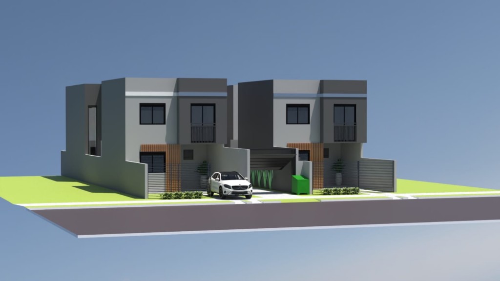 Sobrado para venda no Sitio Cercado em Curitiba com 68m² por R$ 480.000,00