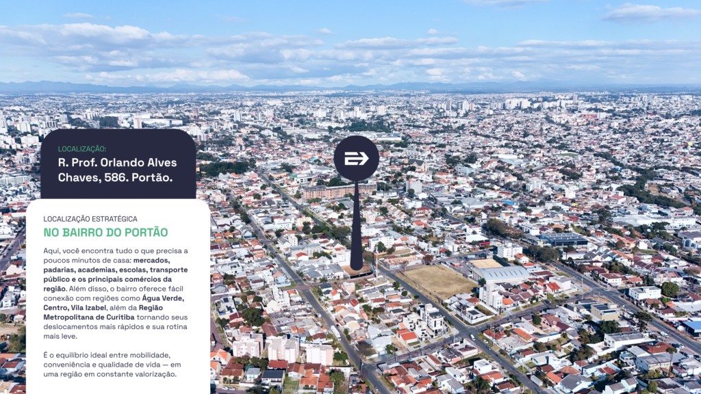 Apartamento para venda no Portao em Curitiba com 34m² por R$ 538.900,00