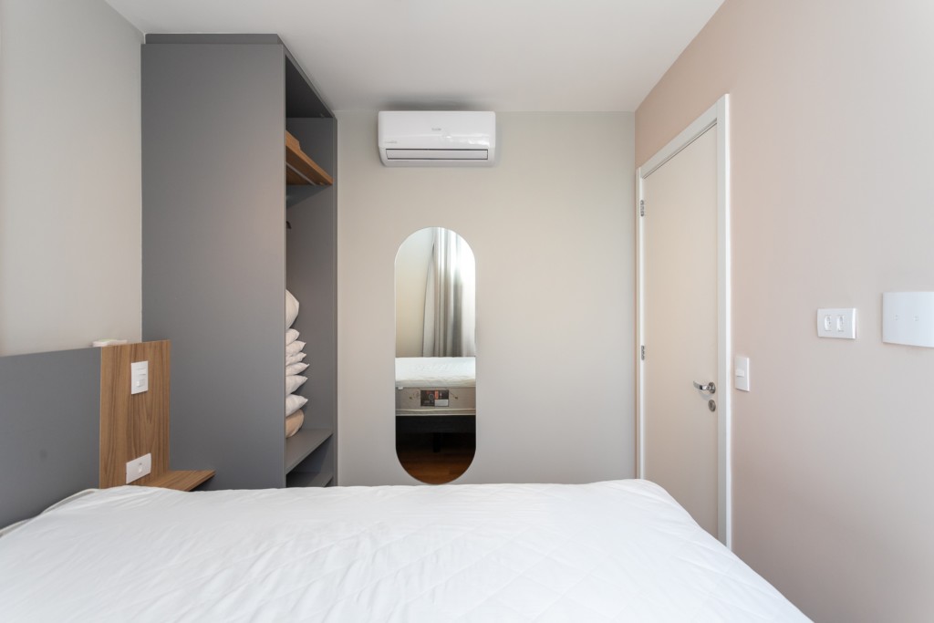 Apartamento para locacao no Centro em Curitiba com 39,69m² por R$ 2.530,00
