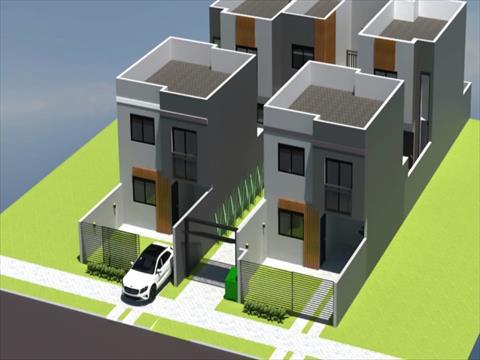 Sobrado para venda no Sitio Cercado em Curitiba com 68m² por R$ 480.000,00