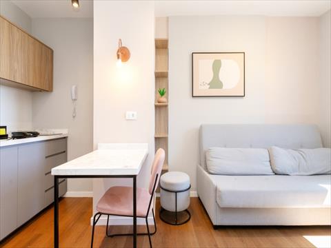 Apartamento para locacao no Centro em Curitiba com 39,69m² por R$ 2.585,00