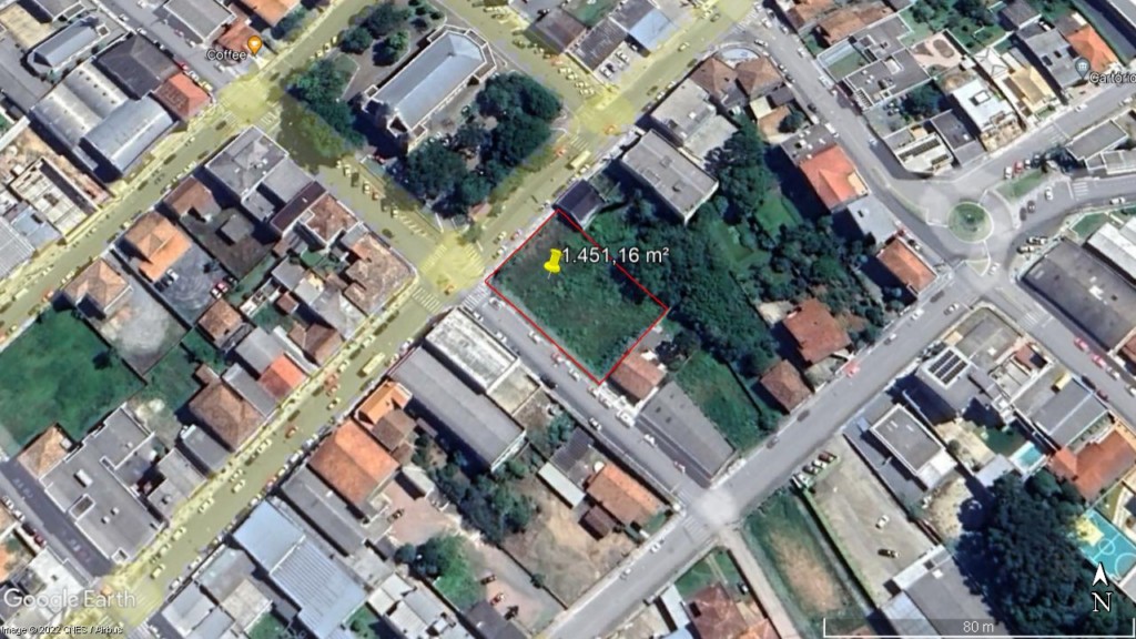 Terreno para venda no Centro em Rio Negro com 1.451,16m² por R$ 0,00