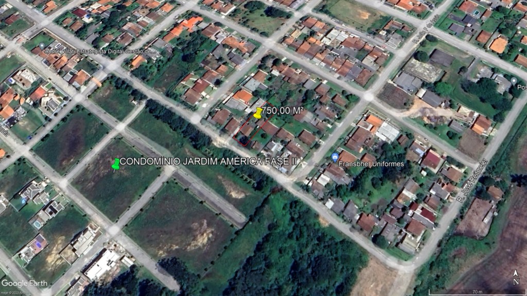 Terreno para venda no Jardim America em Mafra com 750m² por R$ 280.000,00
