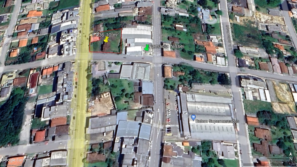 Terreno para venda no Centro II Alto de Mafra em Mafra com 1.436,4m² por R$ 2.200.000,00