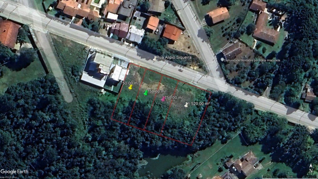 Terreno para venda no Centro I Baixada em Mafra com 750m² por R$ 390.000,00