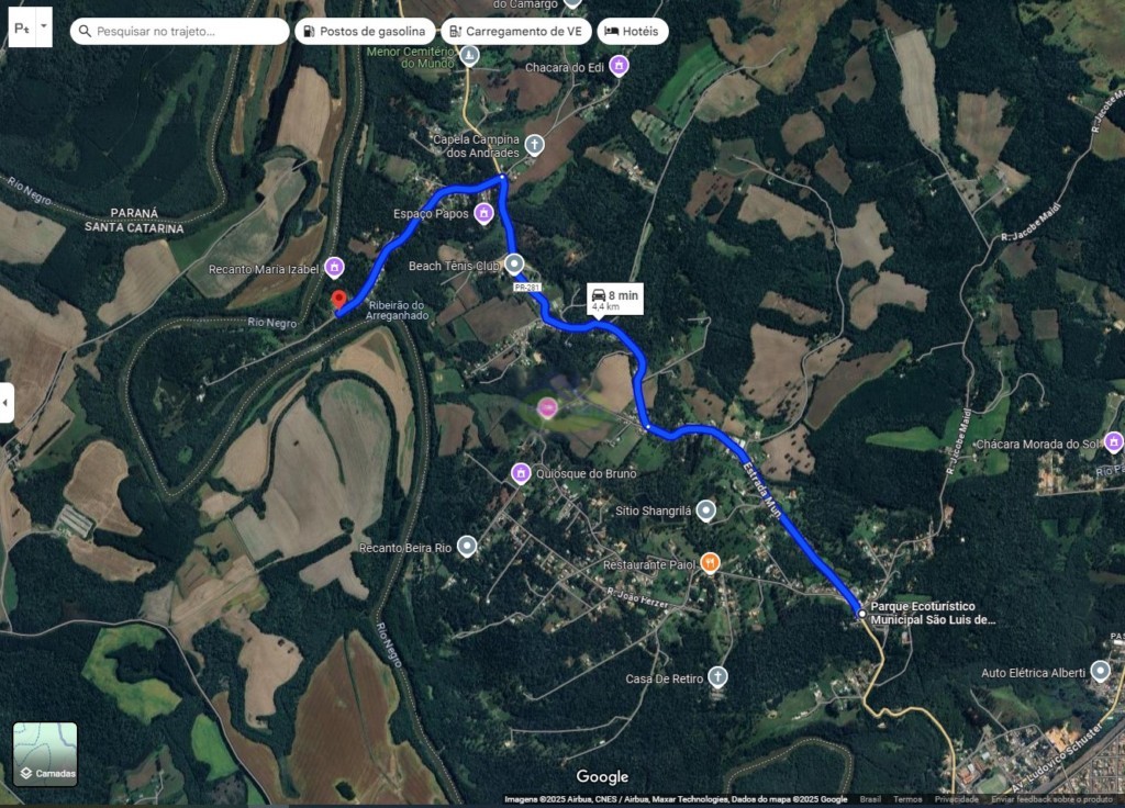 Chácara para venda no Campina dos Andrades em Rio Negro com 10.216m² por R$ 900.000,00