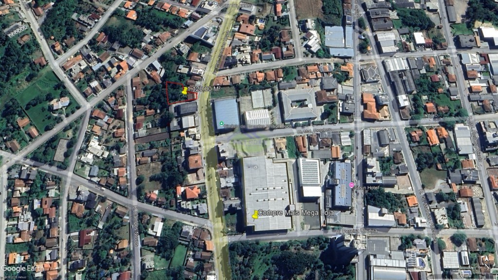 Terreno para venda no Centro I Baixada em Mafra com 1.120m² por R$ 2.200.000,00