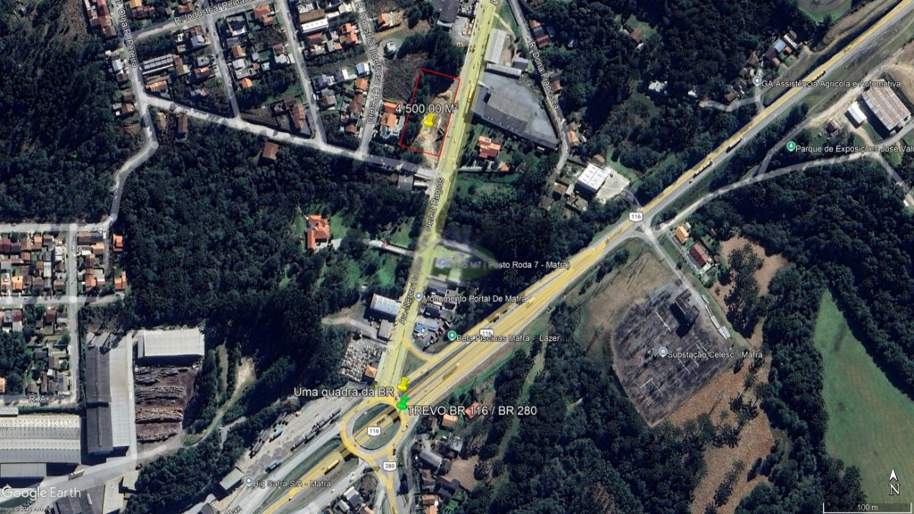 Terreno para venda no Jardim do Moinho em Mafra com 4.500m² por R$ 0,00