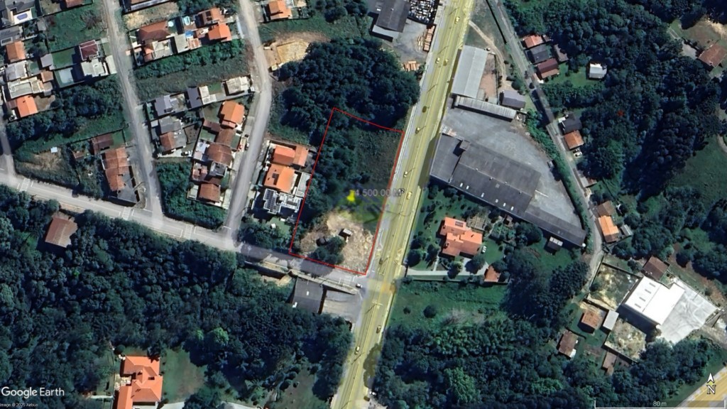 Terreno para locacao no Jardim do Moinho em Mafra com 4.500m² por R$ 0,00
