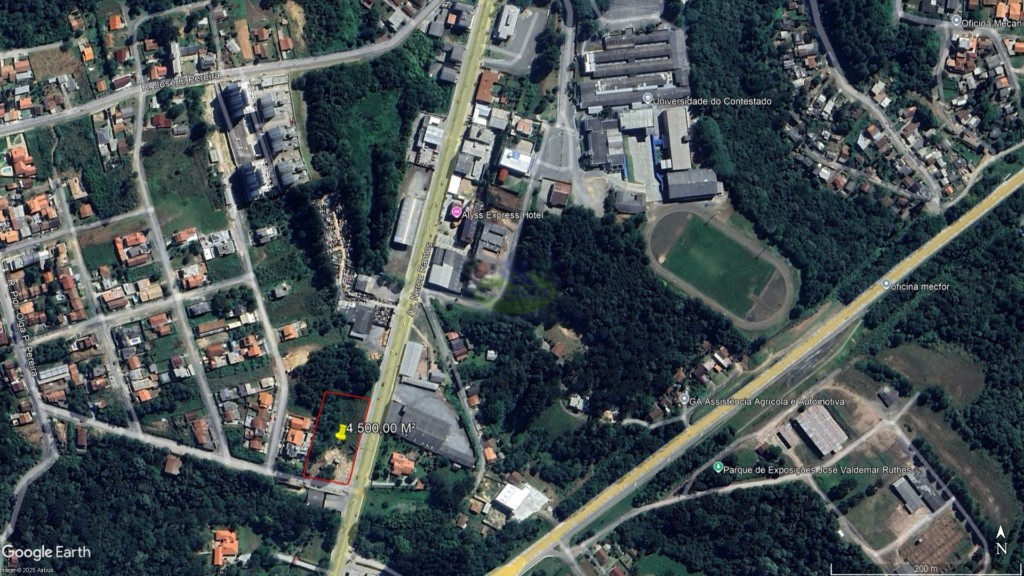 Terreno para locacao no Jardim do Moinho em Mafra com 4.500m² por R$ 0,00