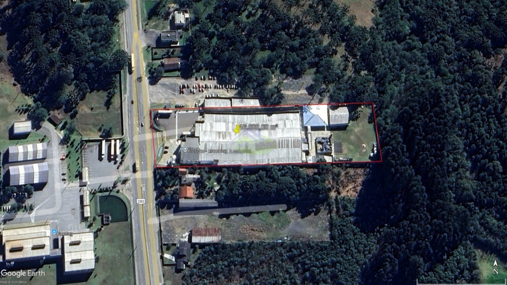 Barracão_galpão para locacao no Campo da Lanca em Mafra com 16.000m² por R$ 60.000,00