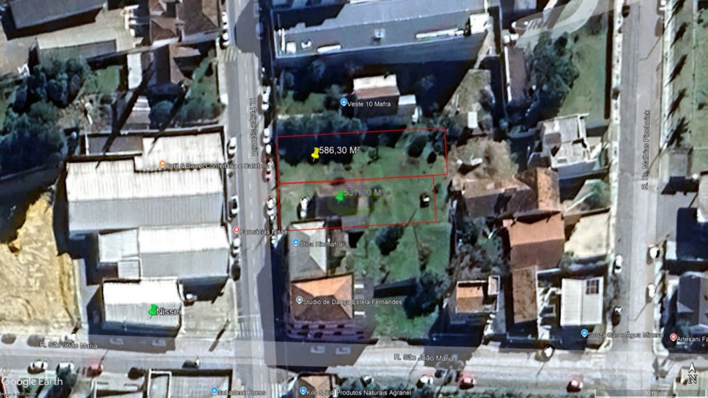 Terreno para venda no Centro II Alto de Mafra em Mafra com 1.123,3m² por R$ 1.900.000,00