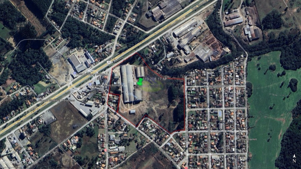 Área Industrial para venda no Faxinal em Mafra com 119.208,17m² por R$ 0,00