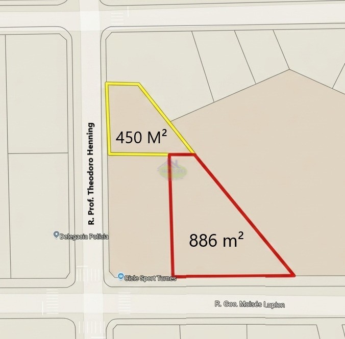Terreno para venda no Campo do Gado em Rio Negro com 886,5m² por R$ 620.000,00