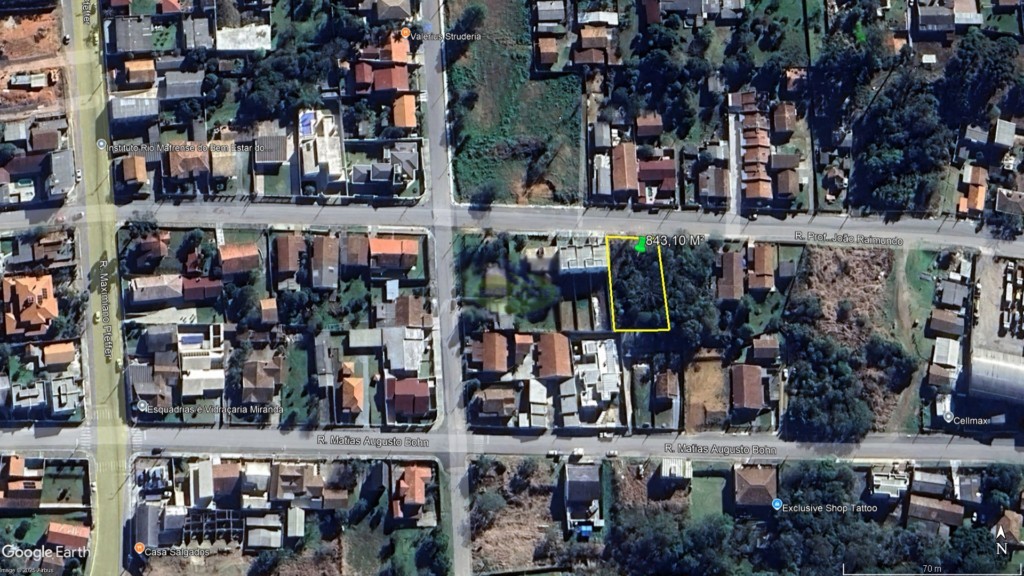 Terreno para venda no Centro em Rio Negro com 843,1m² por R$ 330.000,00