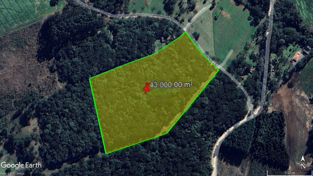 Terreno Rural para venda no Sitio dos Hirt em Rio Negro com 43.000m² por R$ 405.000,00