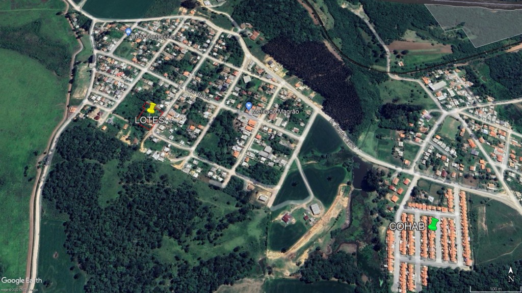 Terreno para venda no Vila Ivete em Mafra com 601,8m² por R$ 64.000,00