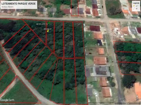 Terreno para venda no Vila Nova em Mafra com 465m² por R$ 78.960,00