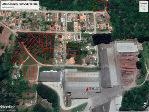 Terreno para venda no Vila Nova em Mafra com 650m² por R$ 102.000,00