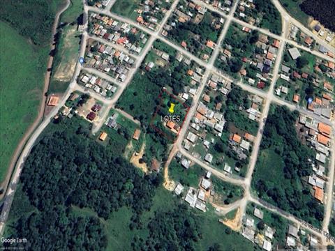 Terreno para venda no Vila Ivete em Mafra com 601,8m² por R$ 64.000,00