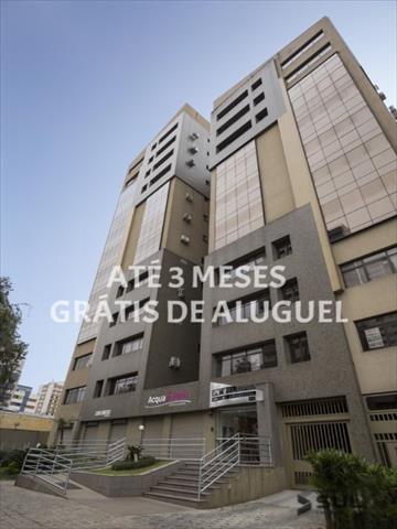 Cjto Comercial_sala para locacao no Agua Verde em Curitiba com 42,69m² por R$ 1.607,00