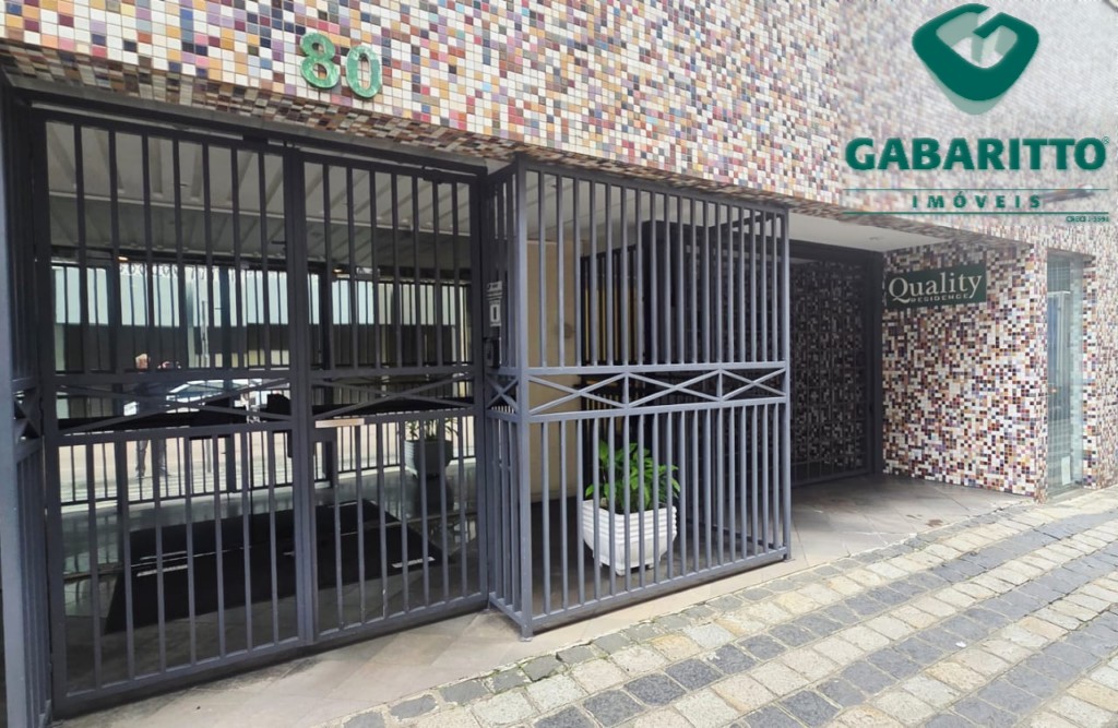 Apartamento para locacao no Centro em Curitiba com 76,4m² por R$ 2.100,00