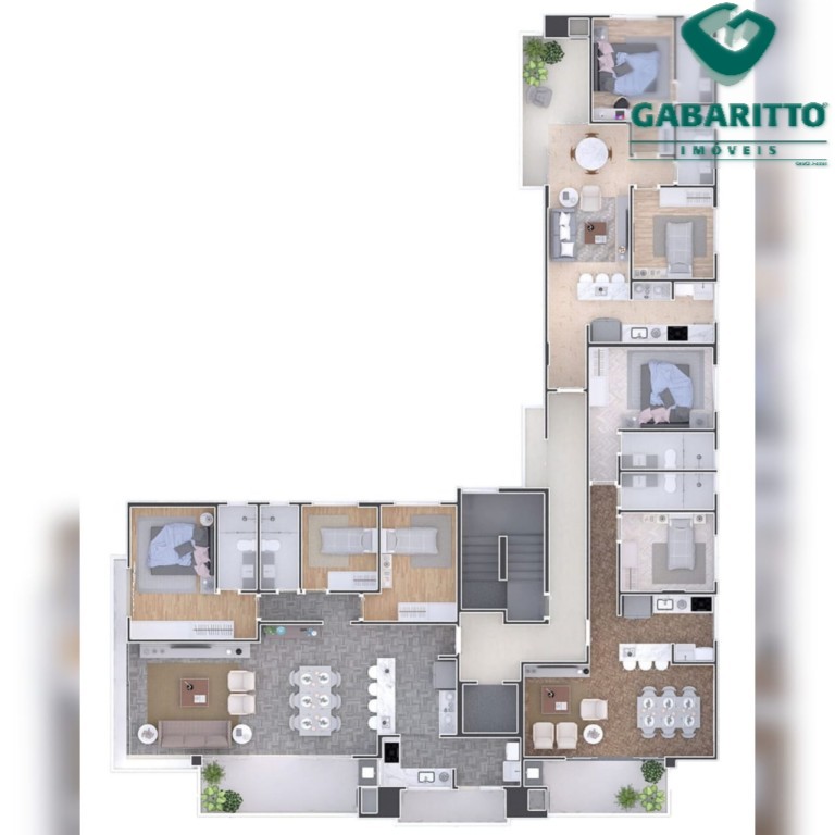 Apartamento para venda no Centro em Guaratuba com 78,2m² por R$ 1.175.000,00