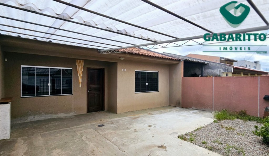 Residência para venda no Ipe em Sao Jose dos Pinhais com 64m² por R$ 298.000,00