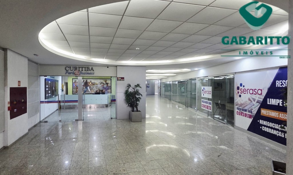 Cjto Comercial_sala para locacao no Centro em Curitiba com 41,6m² por R$ 3.000,00