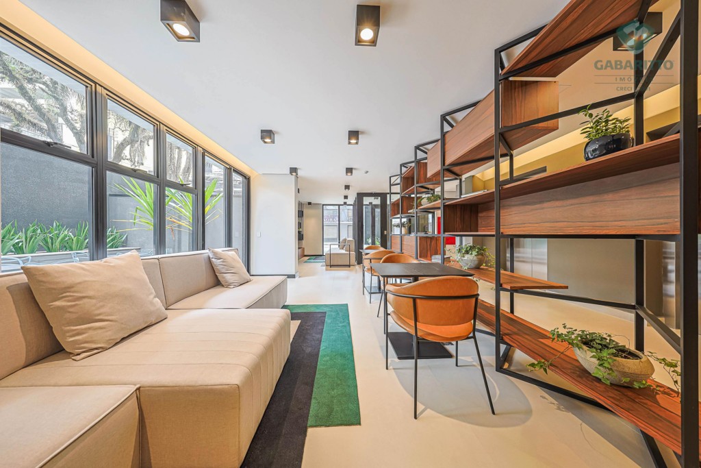 Apartamento para locacao no Centro em Curitiba com 40,65m² por R$ 3.200,00