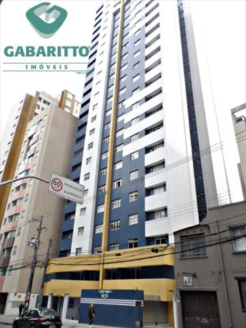 Apartamento para locacao no Centro em Curitiba com 76,4m² por R$ 2.200,00