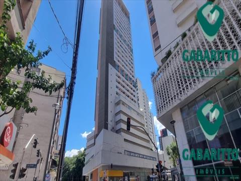 Apartamento para locacao no Centro em Curitiba com 47,91m² por R$ 2.100,00