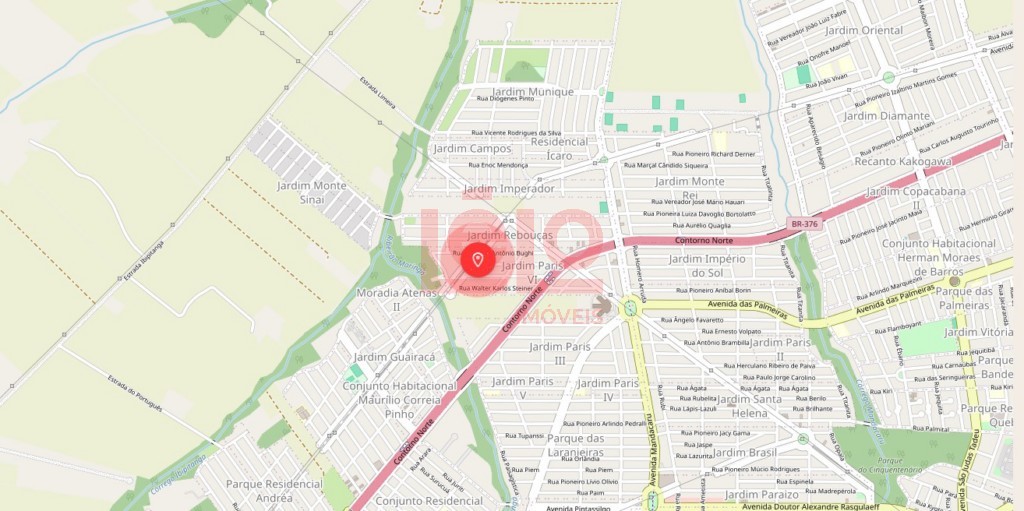 Terreno para venda no Jardim Reboucas em Maringa com 290m² por R$ 250.000,00