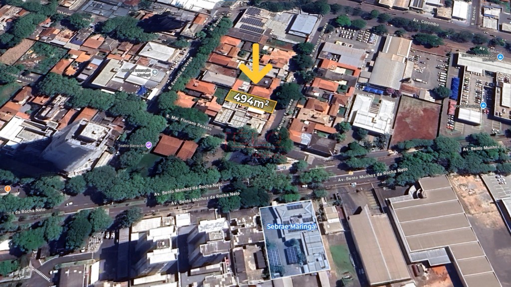 Terreno para venda no Zona 07 em Maringa com 495m² por R$ 720.000,00