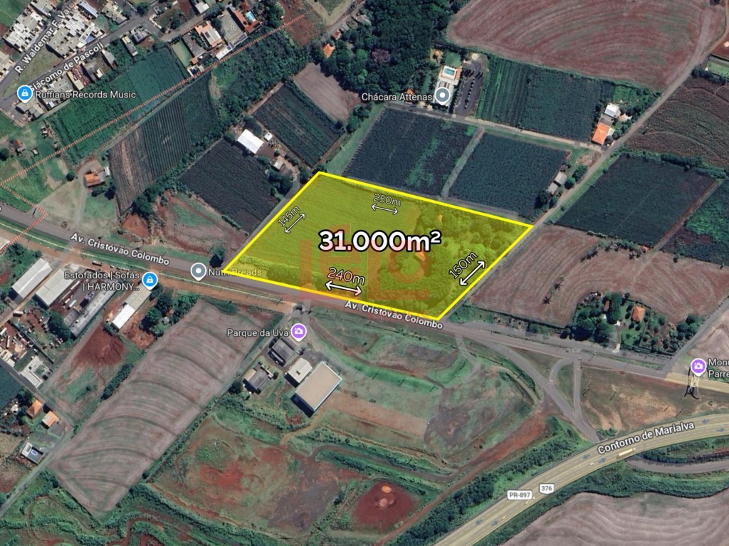 Chácara para venda no Centro em Marialva com 31.000,2m² por R$ 3.100.000,00