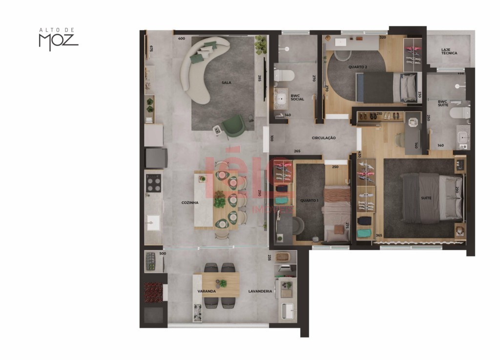 Apartamento para venda no Zona 07 em Maringa com 181,87m² por R$ 294.000,00
