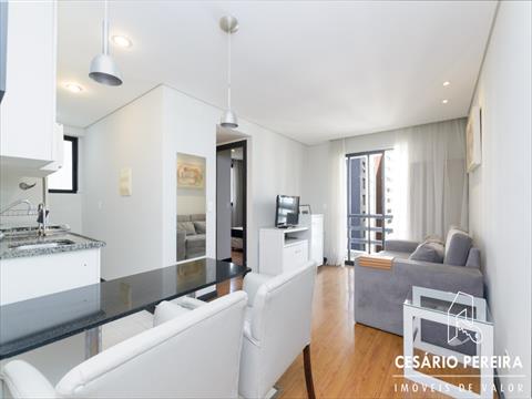 Apartamento para locacao no Bigorrilho em Curitiba com 62,15m² por R$ 3.000,00