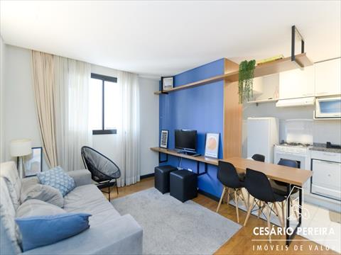 Apartamento para locacao no Bigorrilho em Curitiba com 65m² por R$ 2.777,78